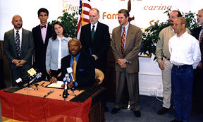 Mayor Brown signs landmark legislation