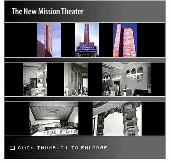 Photos of the New Mission theater