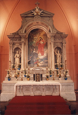 Tower Detail - Sacred Heart Parish, San Francisco