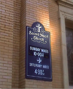 Sacred Heart Church, Sunday Mass
