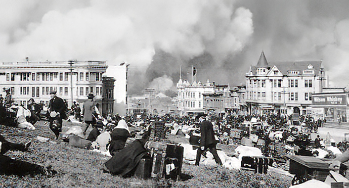 Great Fire of 1906 on Market St